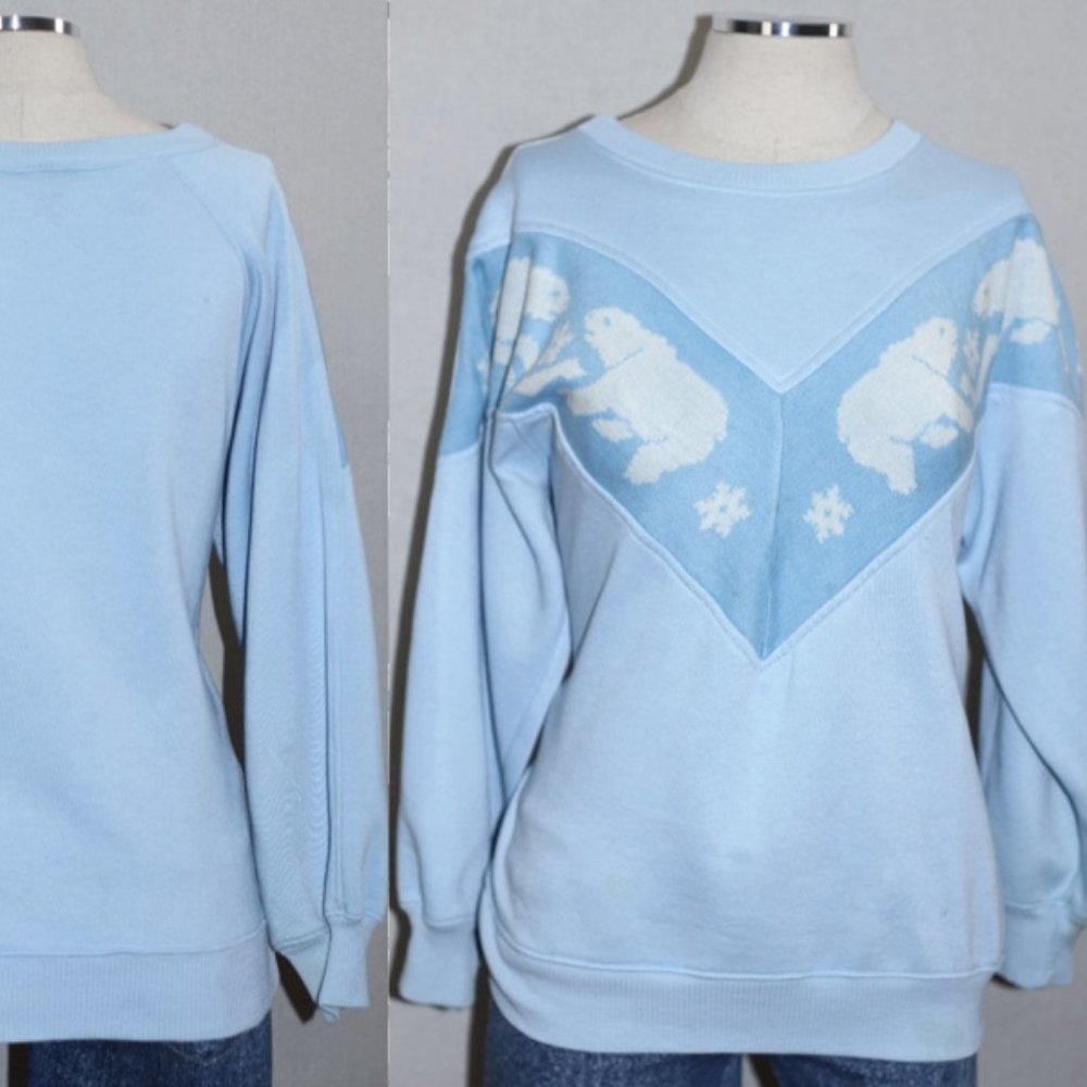 Fashion Force Icy Blue Polar Bear Sweater